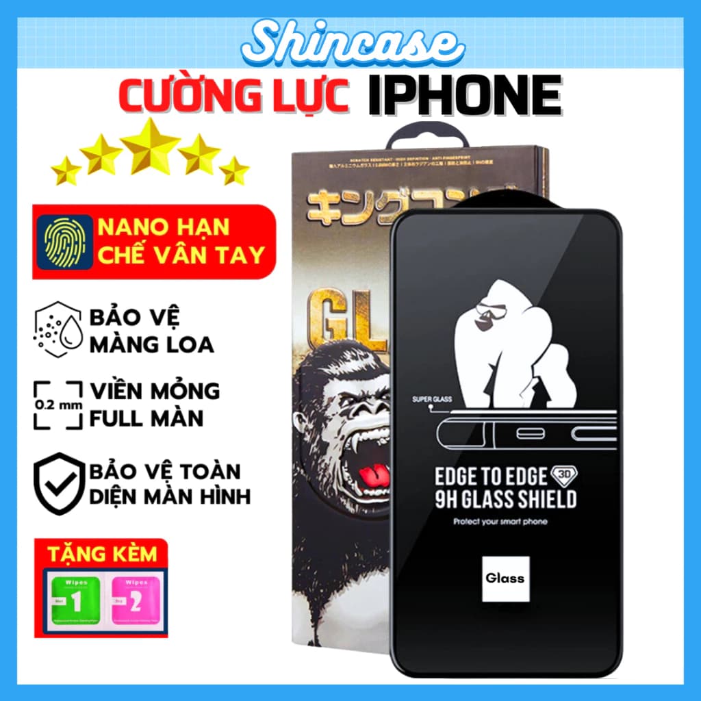 Kính cường lực iPhone KK 4D full màn