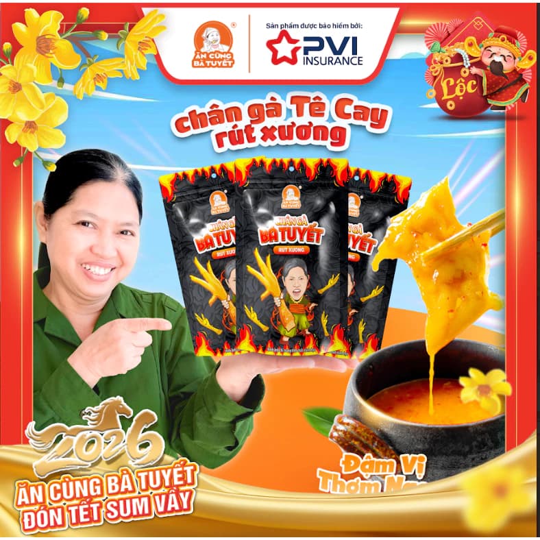 Chân gà không xương Ăn Cùng Bà Tuyết M11